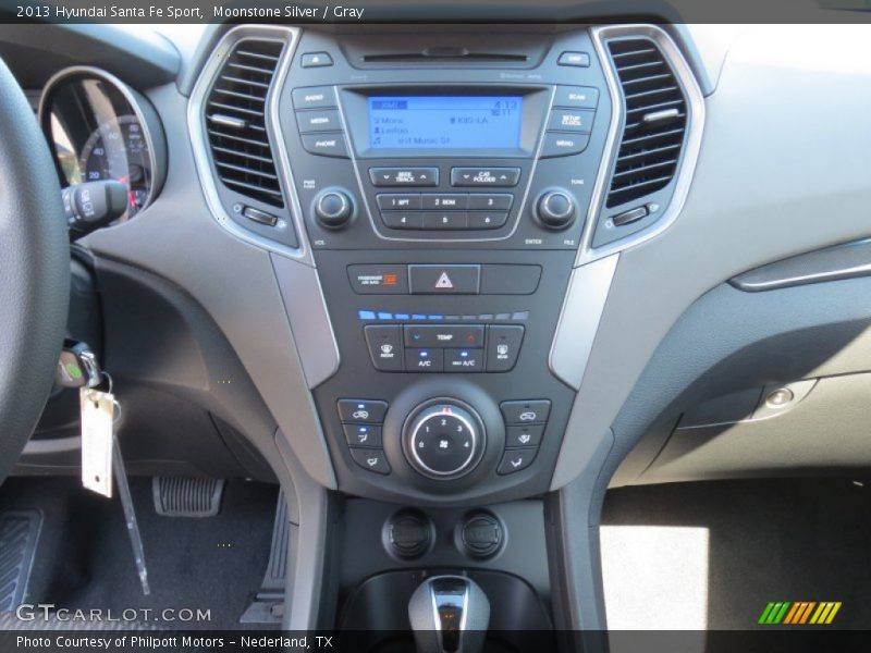Moonstone Silver / Gray 2013 Hyundai Santa Fe Sport