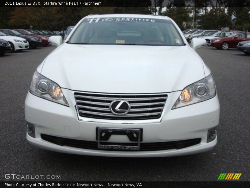 Starfire White Pearl / Parchment 2011 Lexus ES 350