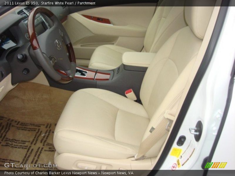 Starfire White Pearl / Parchment 2011 Lexus ES 350
