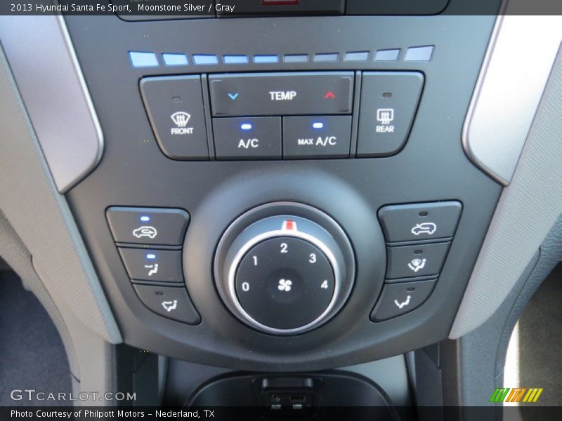 Moonstone Silver / Gray 2013 Hyundai Santa Fe Sport