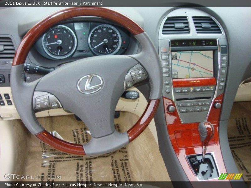 Starfire White Pearl / Parchment 2011 Lexus ES 350