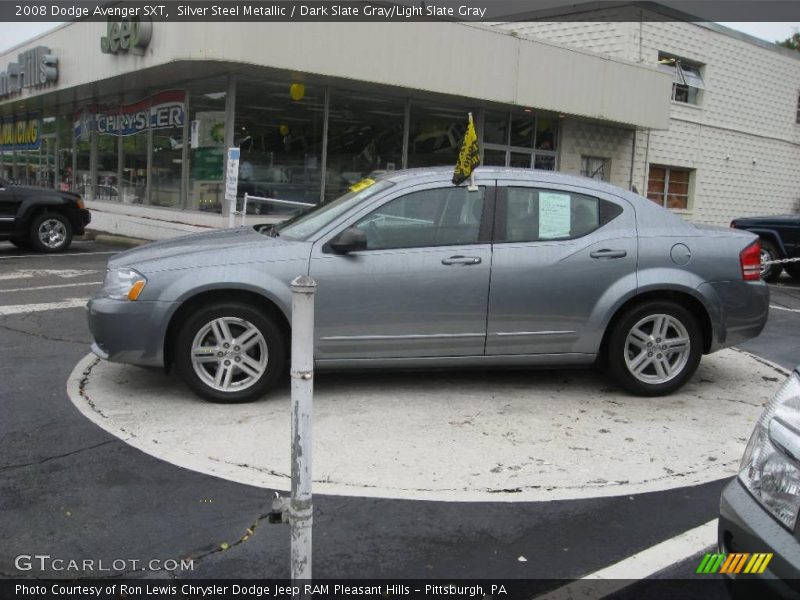 Silver Steel Metallic / Dark Slate Gray/Light Slate Gray 2008 Dodge Avenger SXT