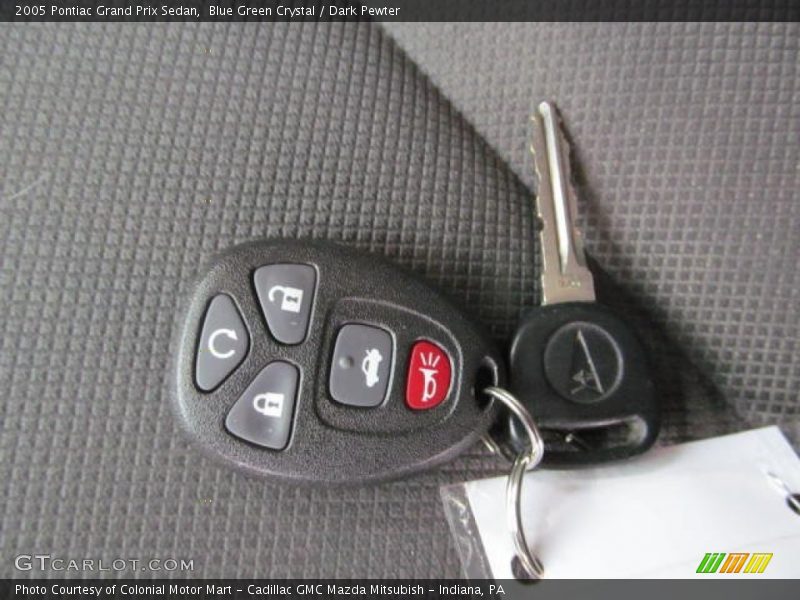 Keys of 2005 Grand Prix Sedan