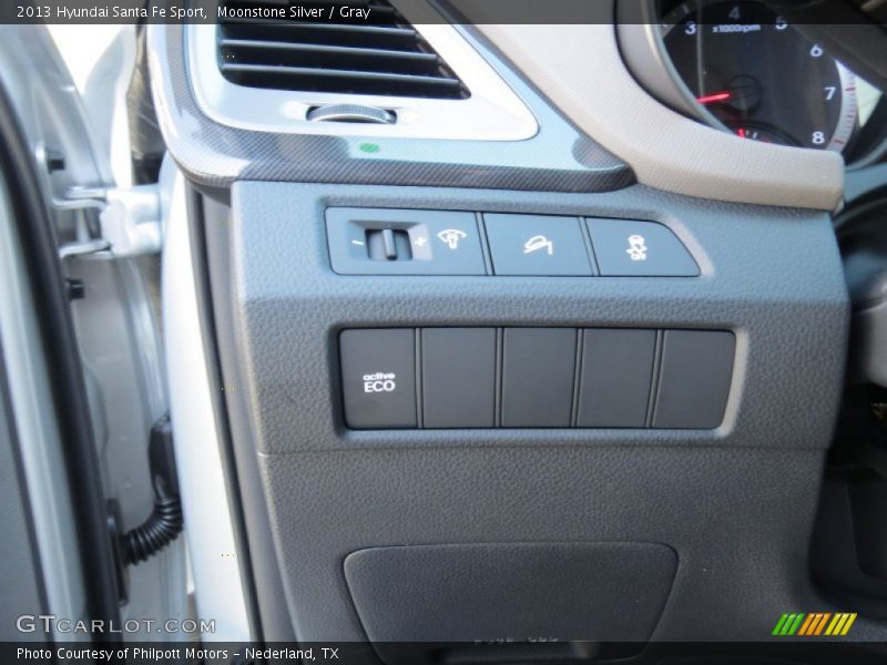 Moonstone Silver / Gray 2013 Hyundai Santa Fe Sport