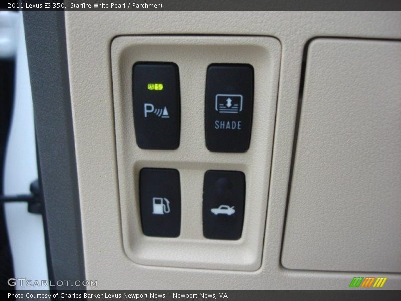 Starfire White Pearl / Parchment 2011 Lexus ES 350