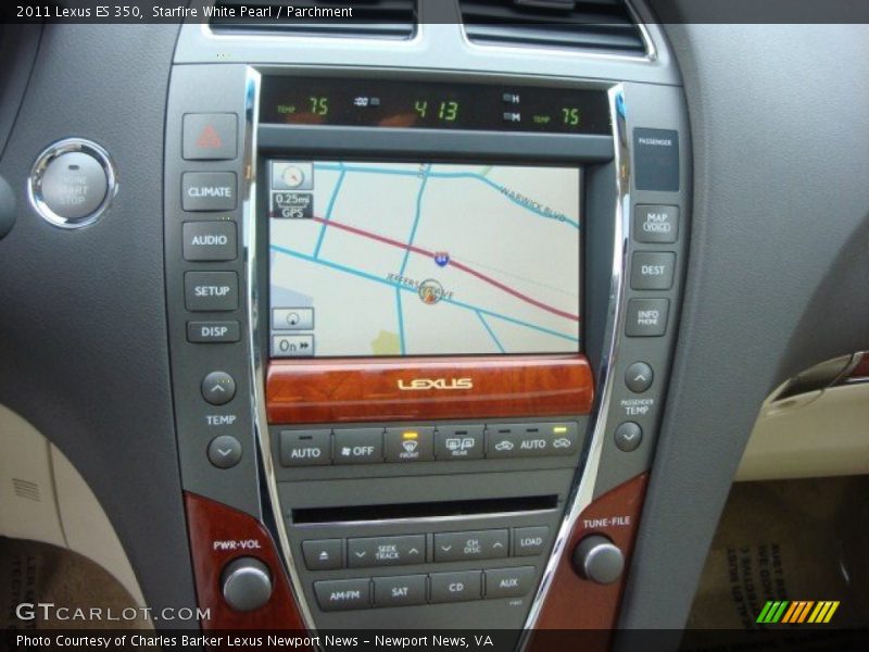 Starfire White Pearl / Parchment 2011 Lexus ES 350