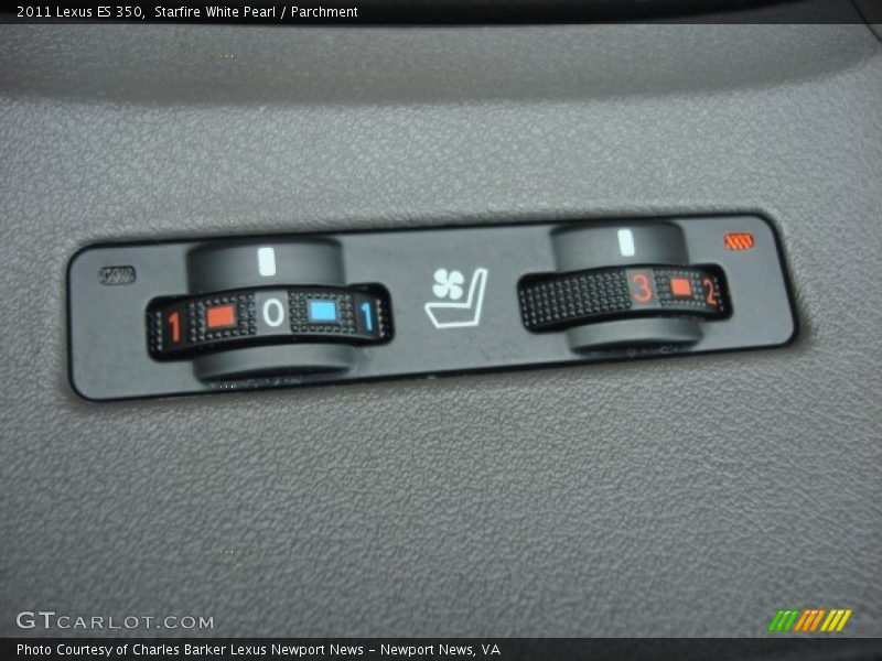 Starfire White Pearl / Parchment 2011 Lexus ES 350