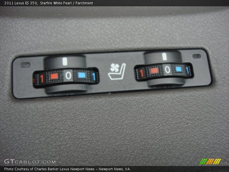 Starfire White Pearl / Parchment 2011 Lexus ES 350