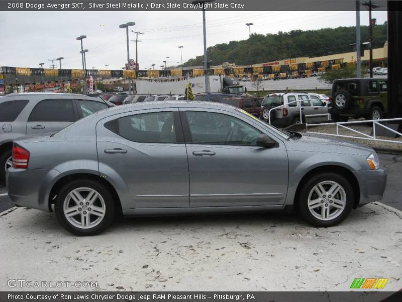 Silver Steel Metallic / Dark Slate Gray/Light Slate Gray 2008 Dodge Avenger SXT