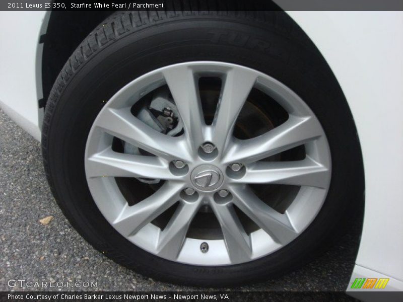 Starfire White Pearl / Parchment 2011 Lexus ES 350