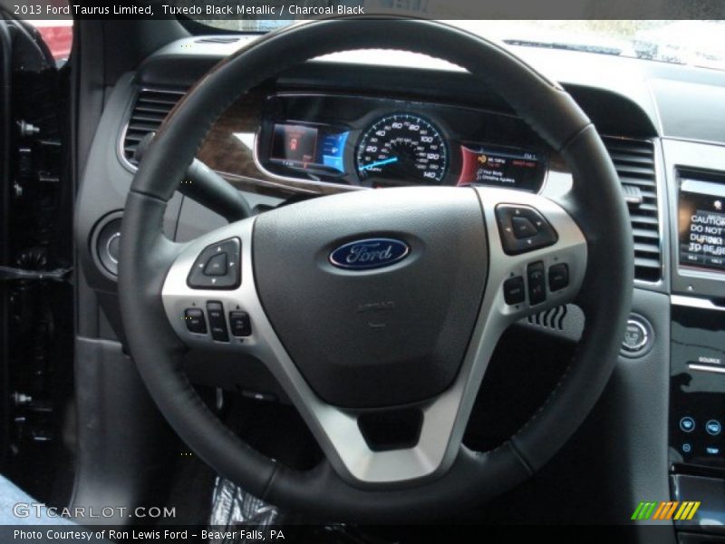 Tuxedo Black Metallic / Charcoal Black 2013 Ford Taurus Limited