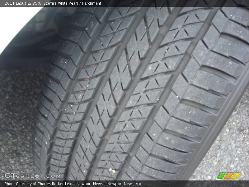 Starfire White Pearl / Parchment 2011 Lexus ES 350