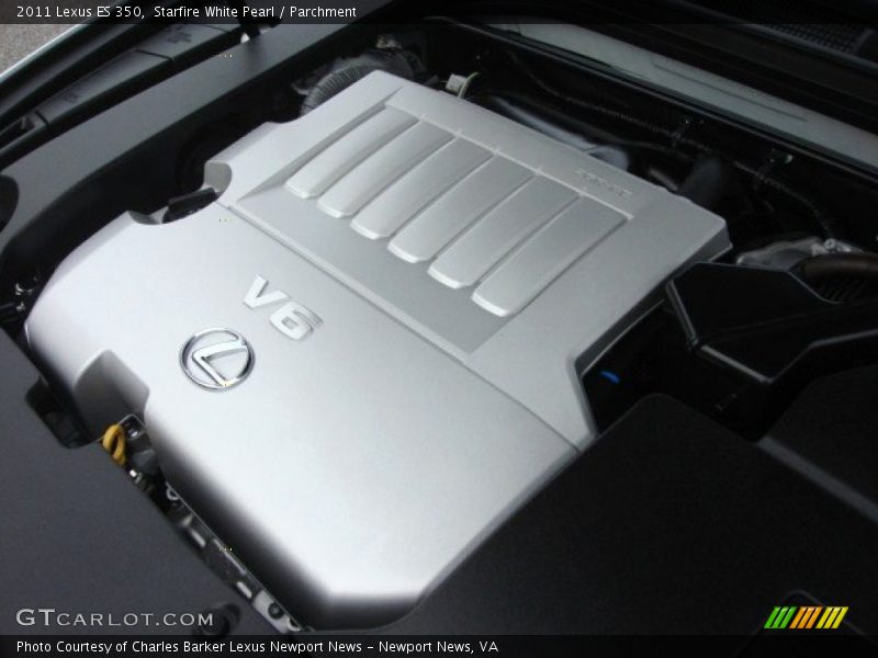 Starfire White Pearl / Parchment 2011 Lexus ES 350