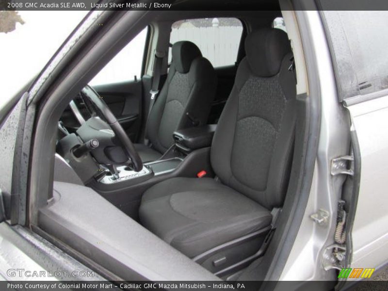 Liquid Silver Metallic / Ebony 2008 GMC Acadia SLE AWD
