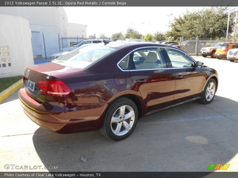 Opera Red Metallic / Cornsilk Beige 2013 Volkswagen Passat 2.5L SE