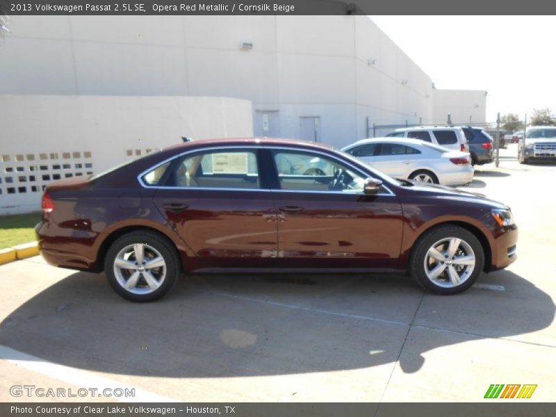 Opera Red Metallic / Cornsilk Beige 2013 Volkswagen Passat 2.5L SE
