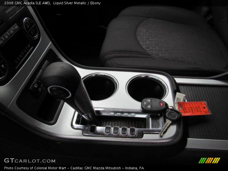 Liquid Silver Metallic / Ebony 2008 GMC Acadia SLE AWD