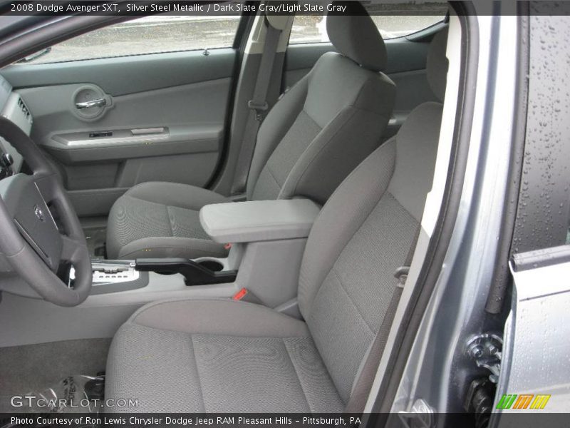 Silver Steel Metallic / Dark Slate Gray/Light Slate Gray 2008 Dodge Avenger SXT