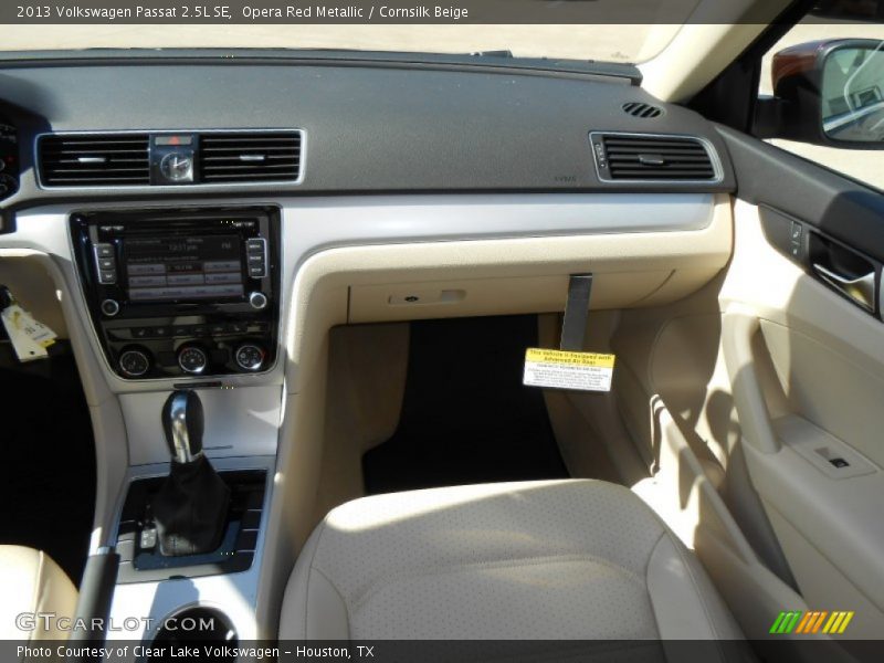 Opera Red Metallic / Cornsilk Beige 2013 Volkswagen Passat 2.5L SE