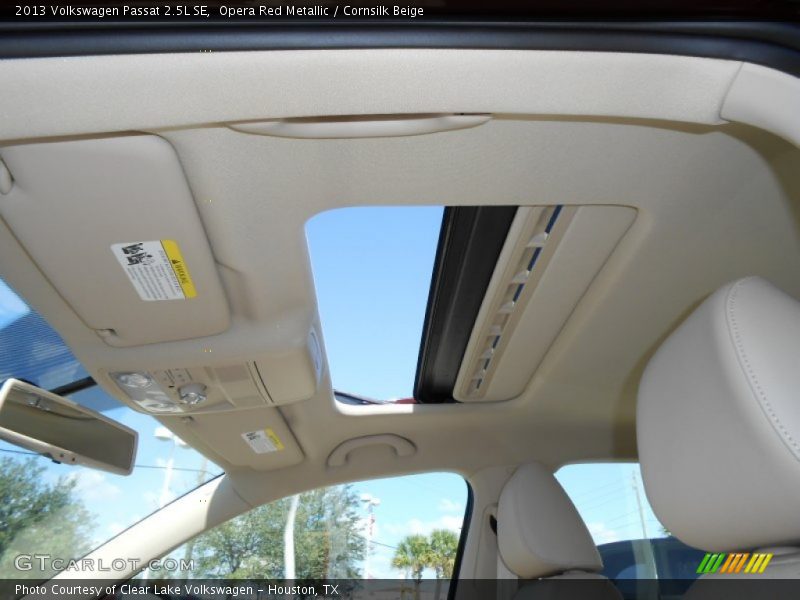 Opera Red Metallic / Cornsilk Beige 2013 Volkswagen Passat 2.5L SE
