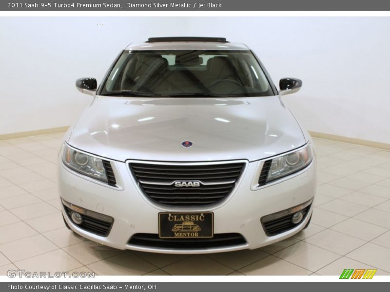 Diamond Silver Metallic / Jet Black 2011 Saab 9-5 Turbo4 Premium Sedan