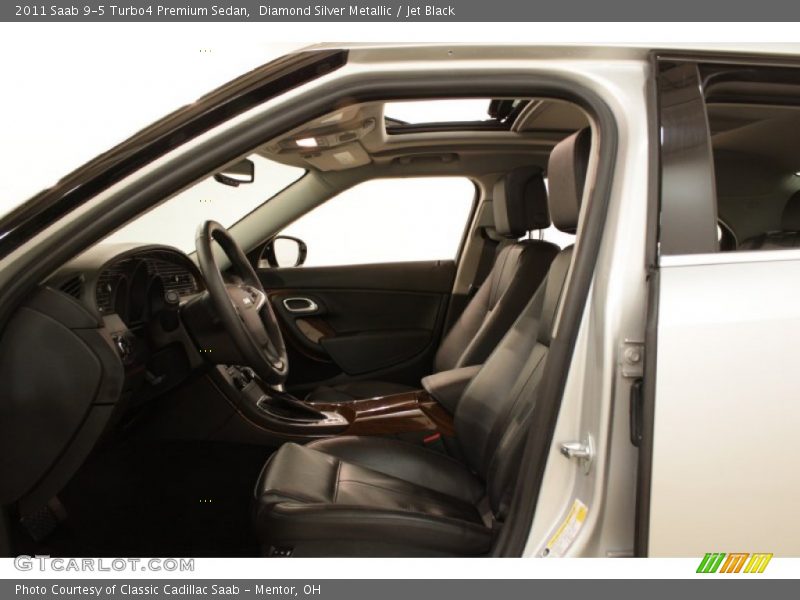 Diamond Silver Metallic / Jet Black 2011 Saab 9-5 Turbo4 Premium Sedan