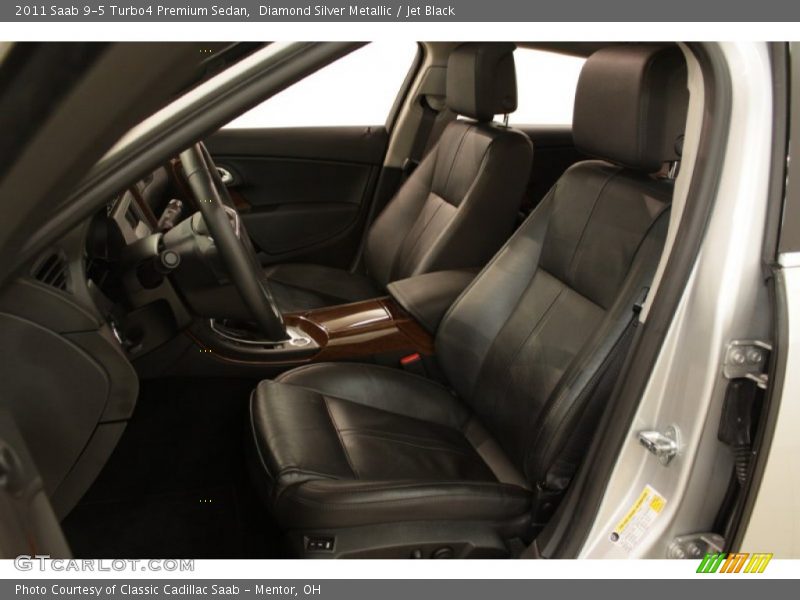 Diamond Silver Metallic / Jet Black 2011 Saab 9-5 Turbo4 Premium Sedan