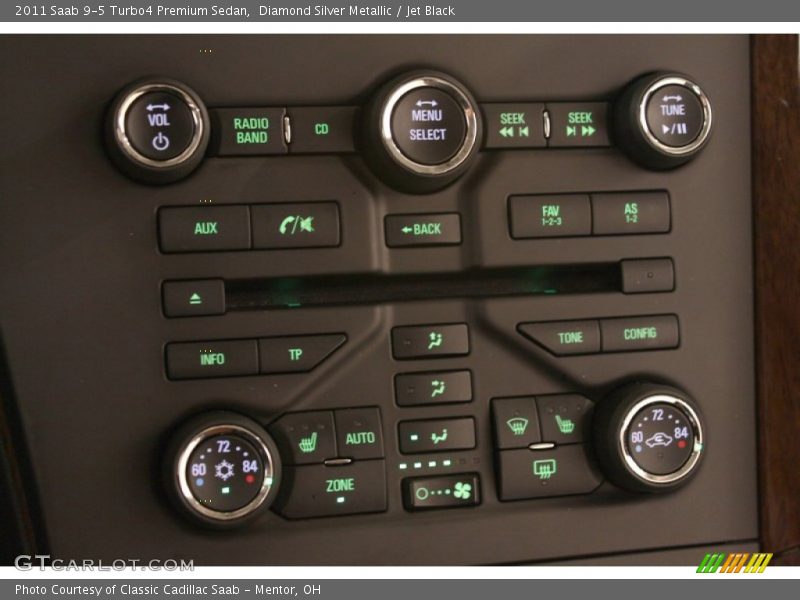 Diamond Silver Metallic / Jet Black 2011 Saab 9-5 Turbo4 Premium Sedan