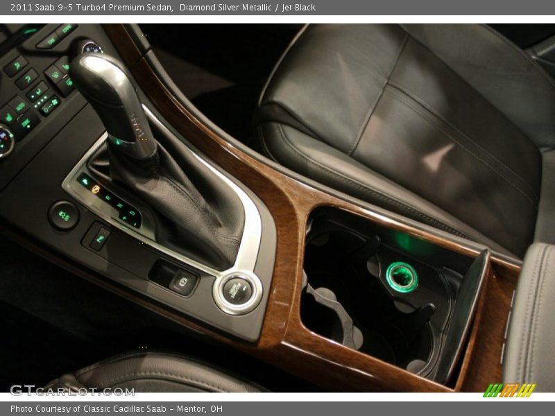 Diamond Silver Metallic / Jet Black 2011 Saab 9-5 Turbo4 Premium Sedan