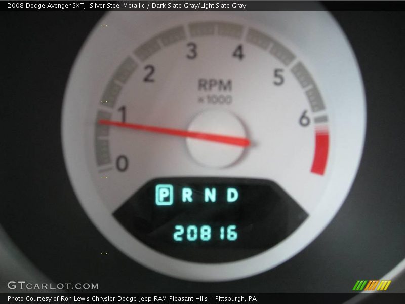 Silver Steel Metallic / Dark Slate Gray/Light Slate Gray 2008 Dodge Avenger SXT