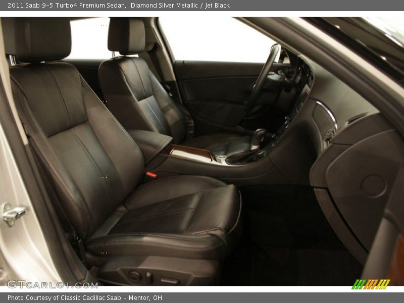 Diamond Silver Metallic / Jet Black 2011 Saab 9-5 Turbo4 Premium Sedan