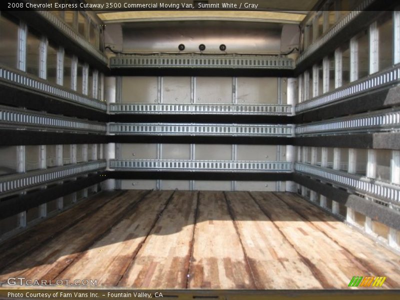 Summit White / Gray 2008 Chevrolet Express Cutaway 3500 Commercial Moving Van
