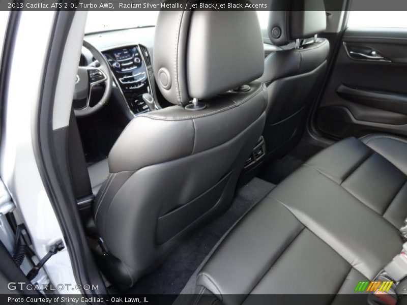 Radiant Silver Metallic / Jet Black/Jet Black Accents 2013 Cadillac ATS 2.0L Turbo AWD