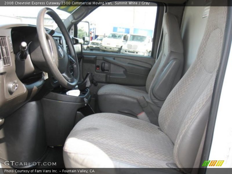 Summit White / Gray 2008 Chevrolet Express Cutaway 3500 Commercial Moving Van