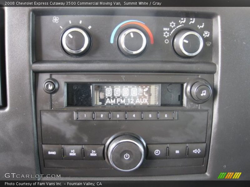 Summit White / Gray 2008 Chevrolet Express Cutaway 3500 Commercial Moving Van