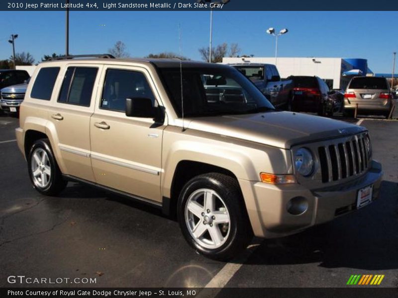 Light Sandstone Metallic / Dark Slate Gray 2010 Jeep Patriot Latitude 4x4