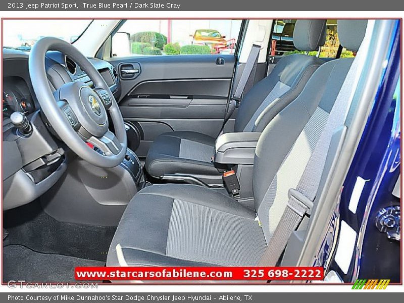 True Blue Pearl / Dark Slate Gray 2013 Jeep Patriot Sport
