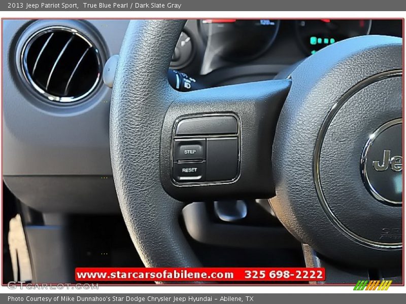 True Blue Pearl / Dark Slate Gray 2013 Jeep Patriot Sport