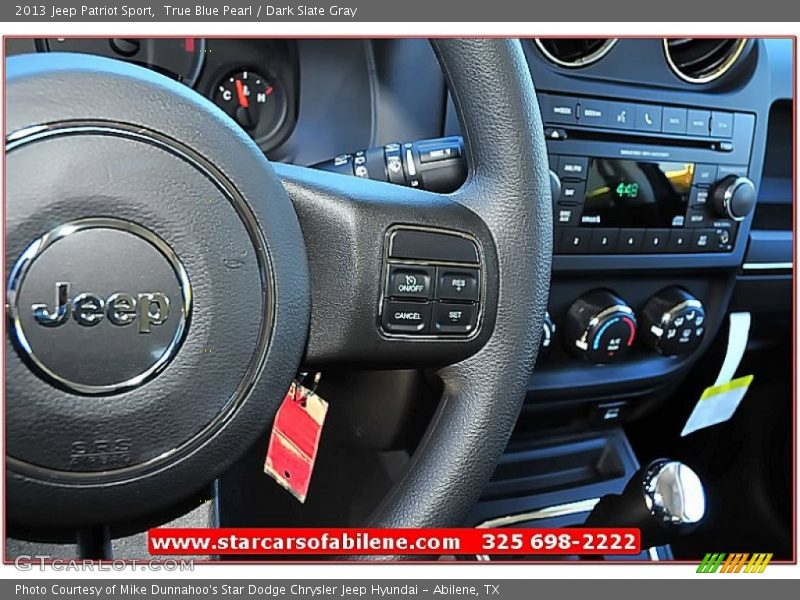 True Blue Pearl / Dark Slate Gray 2013 Jeep Patriot Sport