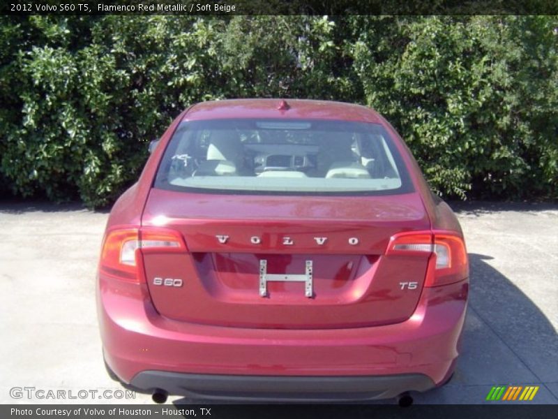 Flamenco Red Metallic / Soft Beige 2012 Volvo S60 T5