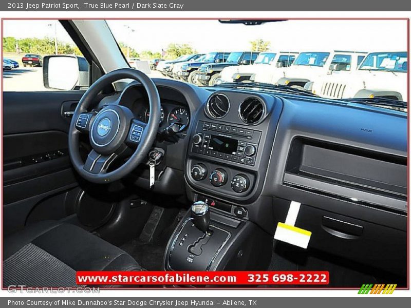 True Blue Pearl / Dark Slate Gray 2013 Jeep Patriot Sport