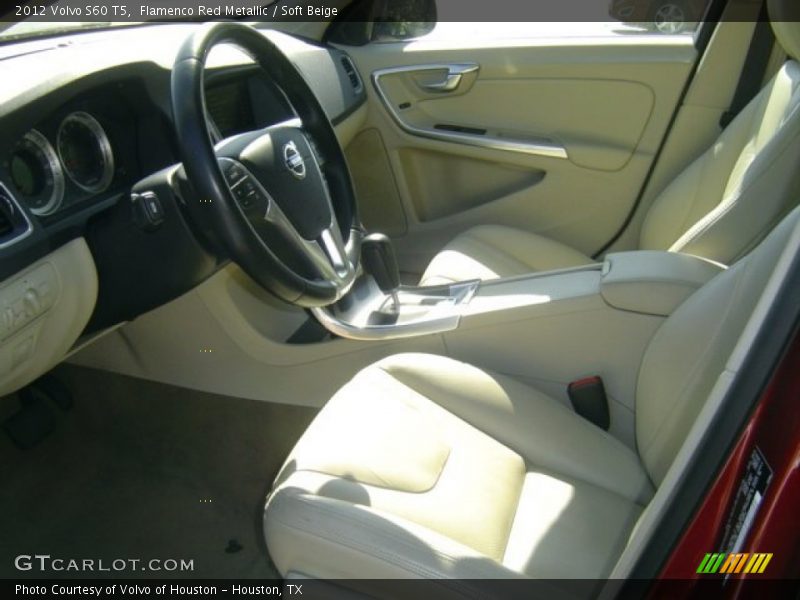 Flamenco Red Metallic / Soft Beige 2012 Volvo S60 T5