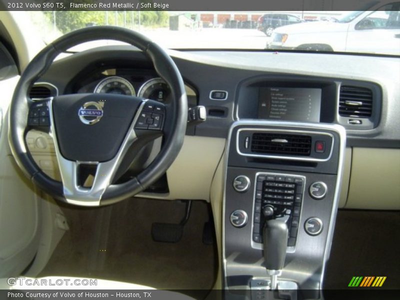 Flamenco Red Metallic / Soft Beige 2012 Volvo S60 T5