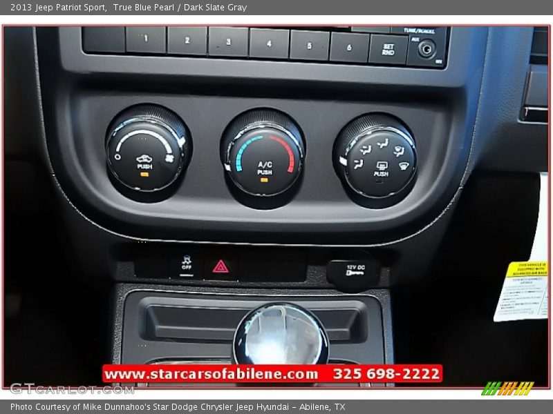 True Blue Pearl / Dark Slate Gray 2013 Jeep Patriot Sport