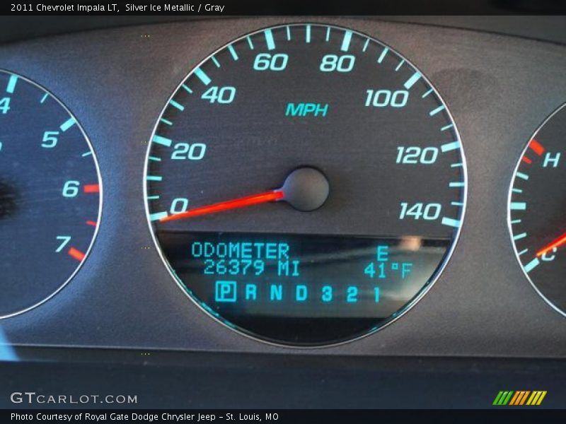 Silver Ice Metallic / Gray 2011 Chevrolet Impala LT