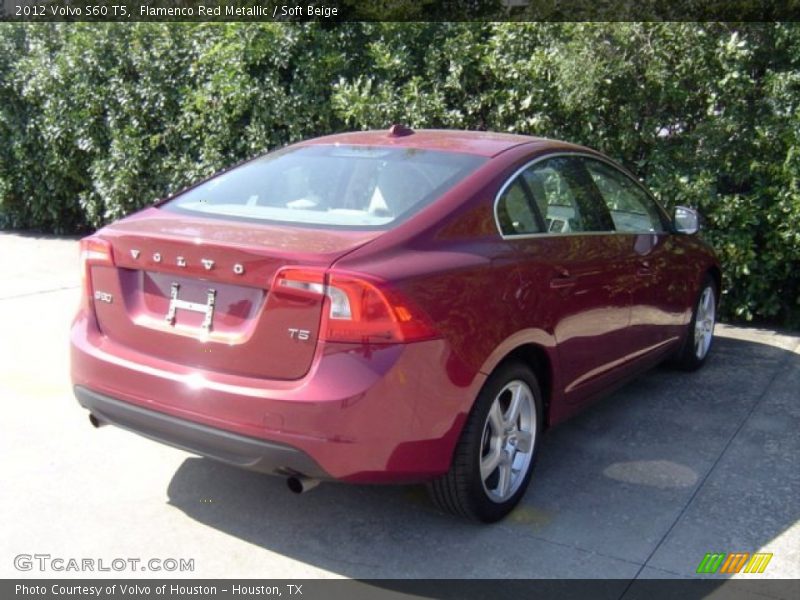 Flamenco Red Metallic / Soft Beige 2012 Volvo S60 T5
