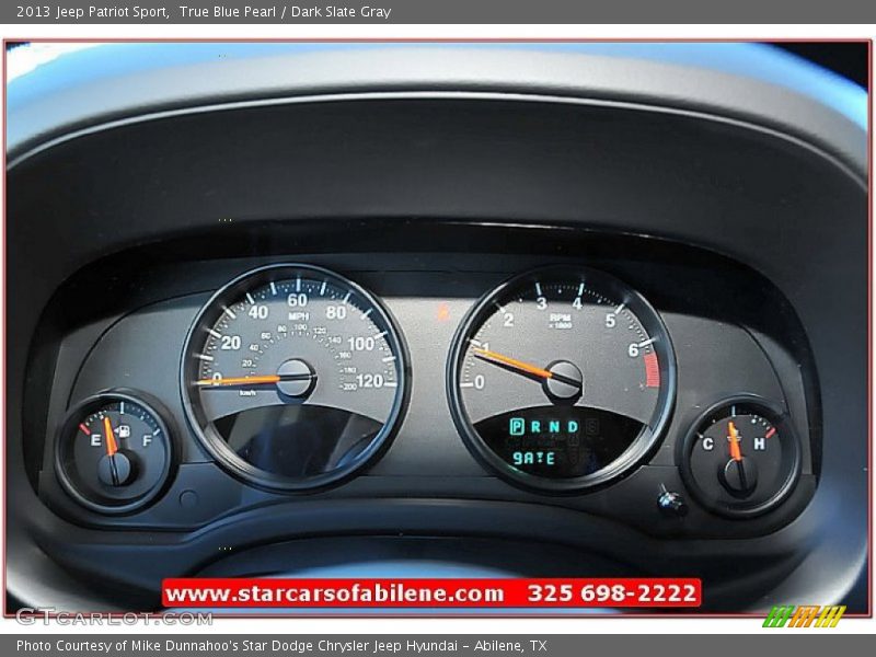True Blue Pearl / Dark Slate Gray 2013 Jeep Patriot Sport