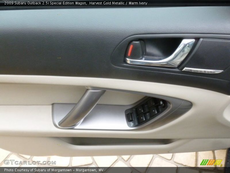 Door Panel of 2009 Outback 2.5i Special Edition Wagon