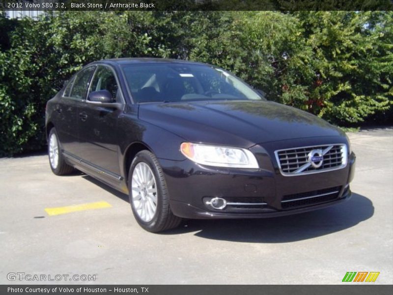 Black Stone / Anthracite Black 2012 Volvo S80 3.2