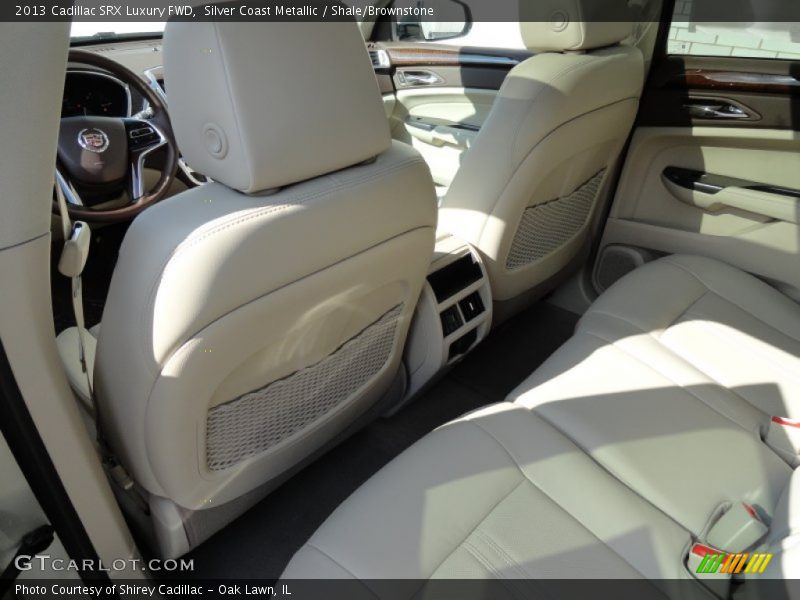 Silver Coast Metallic / Shale/Brownstone 2013 Cadillac SRX Luxury FWD